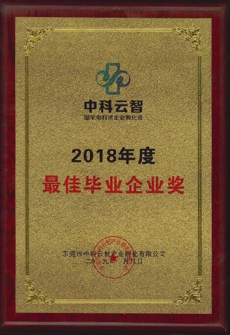 2018年度合通科技荣获最佳毕业企业奖